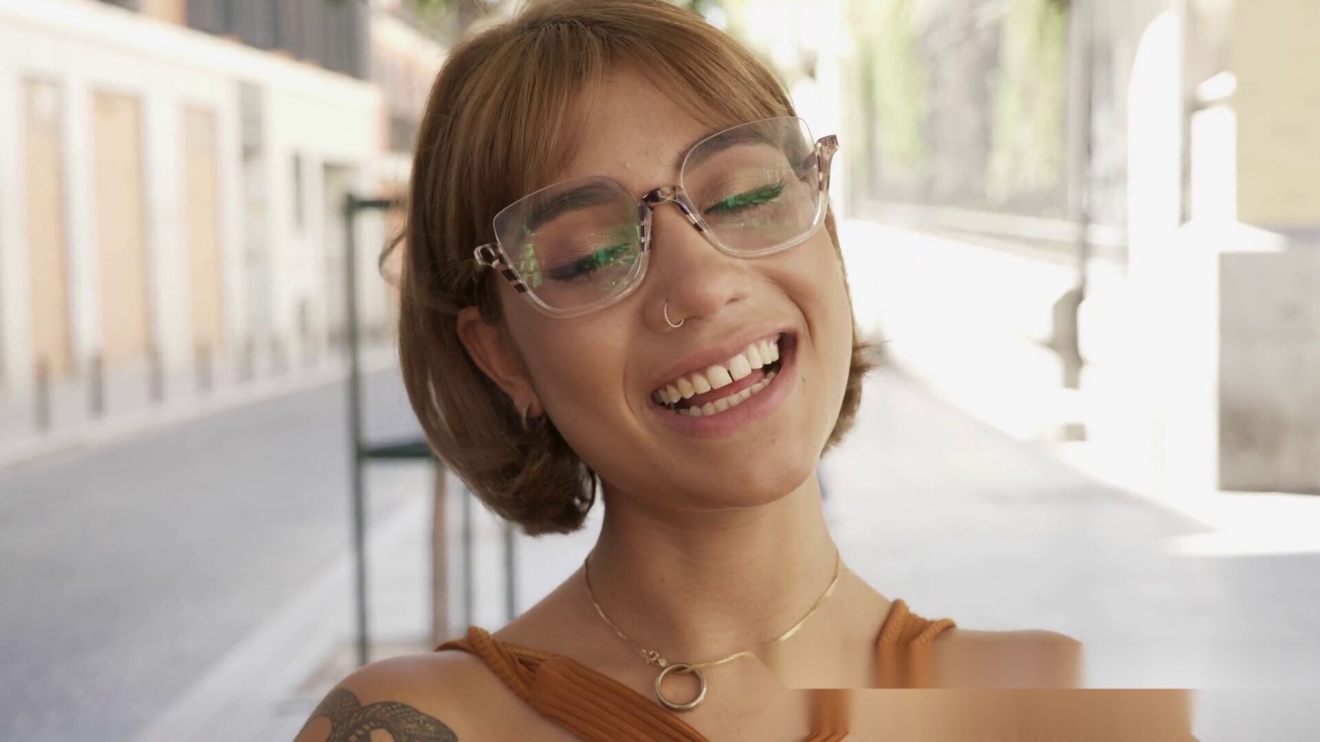 Colombian Beauty's First Cum Swallow